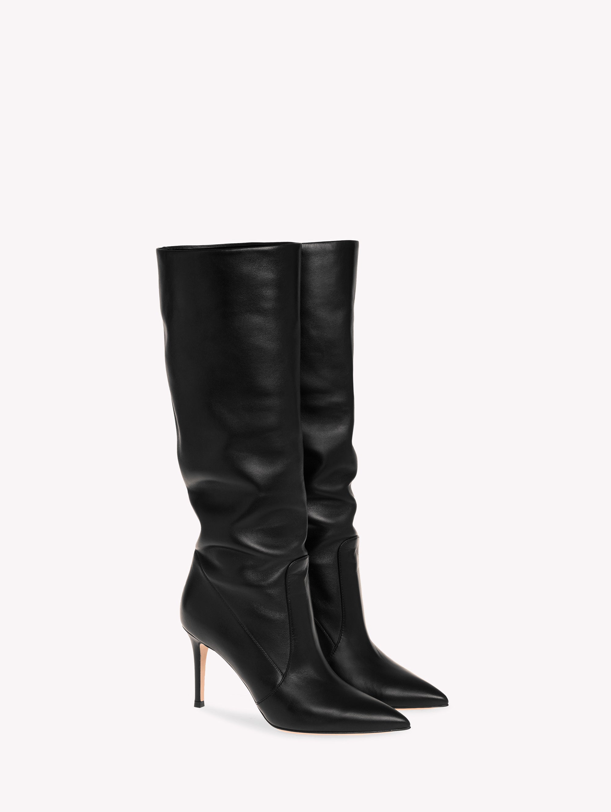 Bottes Hansen 85 en cuir lisse - Noir