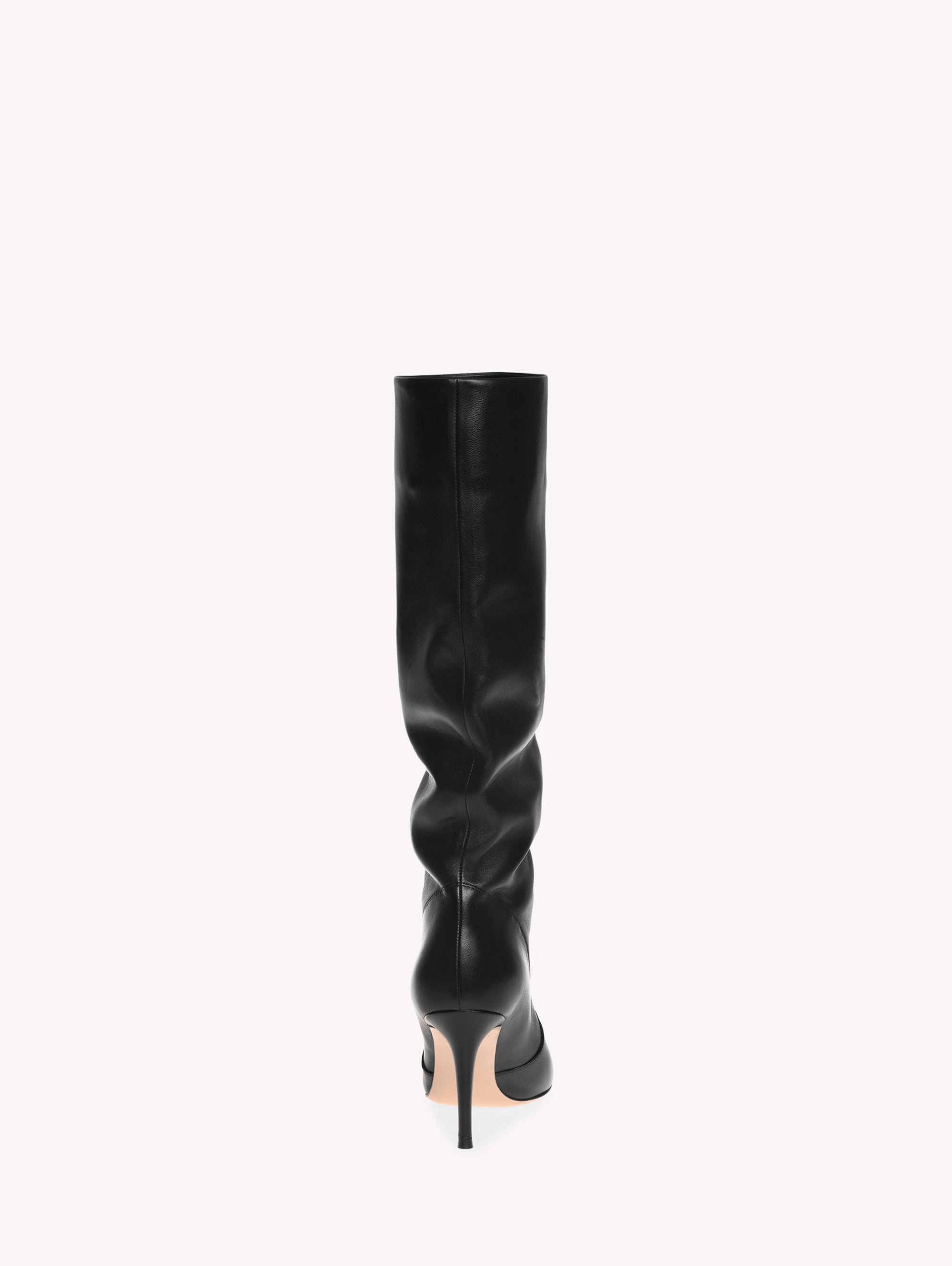 Bottes Hansen 85 en cuir lisse - Noir