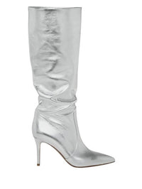 Bottes Hansen 85 en cuir métallique - Argent