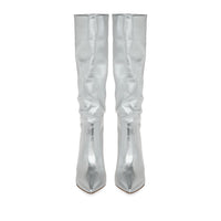 Bottes Hansen 85 en cuir métallique - Argent