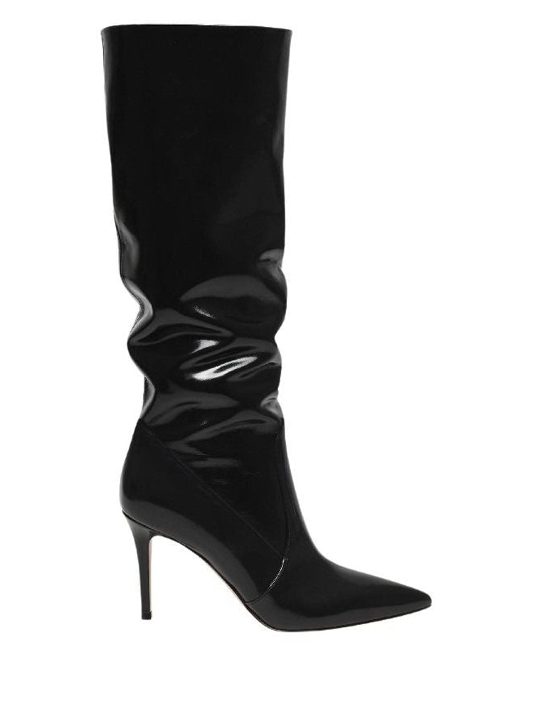 Bottes Hansen 85 en cuir lisse - Noir