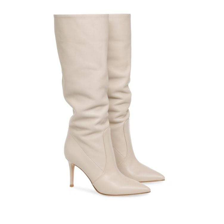 Bottes Hansen 85 en cuir lisse - Neutre