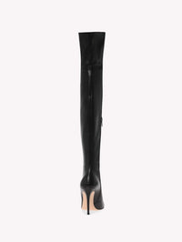 Cuissardes Bea 105 en cuir lisse - Noir