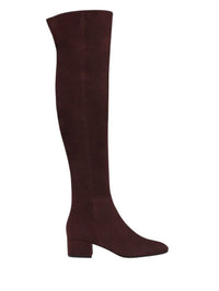 Cuissardes Rolling Mid 45 en daim - Rouge