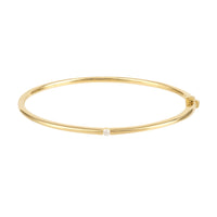 1qty NEW / Bangle Zeus Petit modèle avec 1 diamant-Jaune