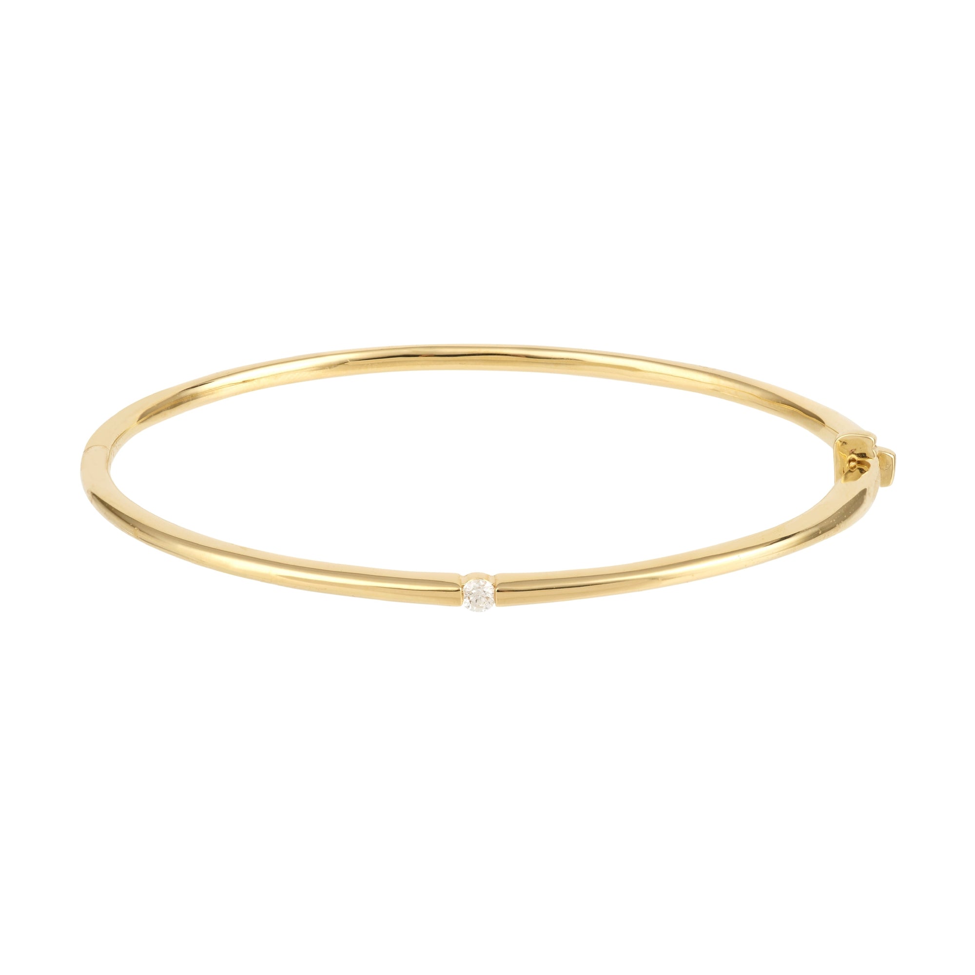 1qty NEW / Bangle Zeus Petit modèle avec 1 diamant-Jaune