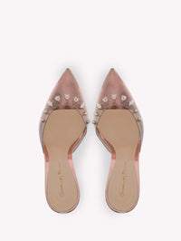 Mules Crystal Drop 70 - Rose