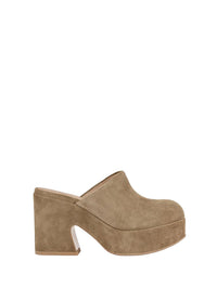 Sabots Lyss 85 en daim - Brun