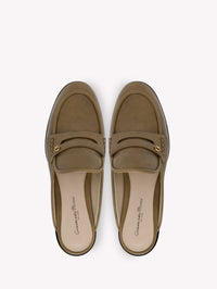 Mules Florio en cuir lisse - Marron