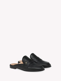 Mules Florio en cuir lisse - Noir