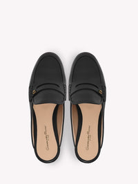 Mules Florio en cuir lisse - Noir