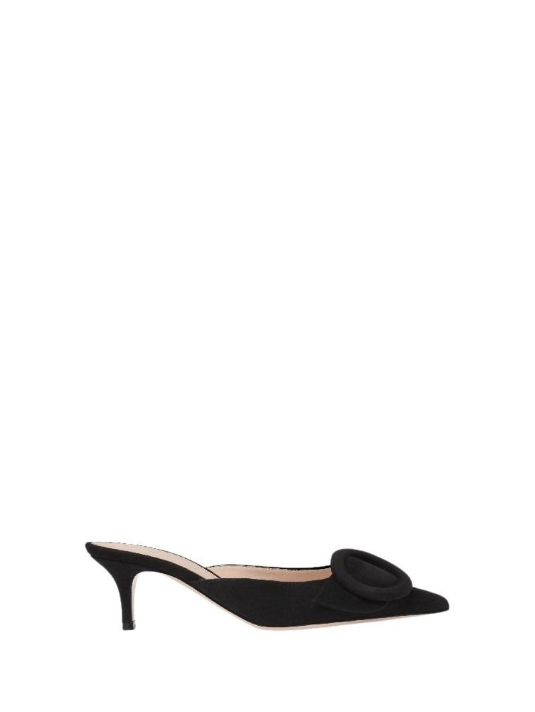 Mules Portofino 55 en daim - Noir