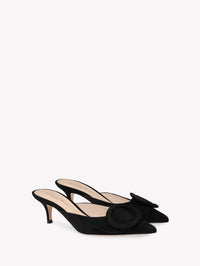 Mules Portofino 55 en daim - Noir