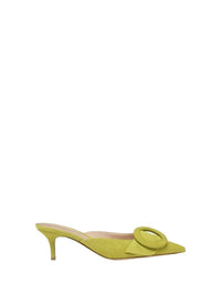 Mules Portofino 55 en daim - Vert