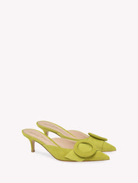 Mules Portofino 55 en daim - Vert