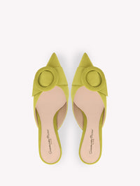 Mules Portofino 55 en daim - Vert
