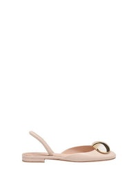 Ballerines Sphera en cuir lisse - Neutre