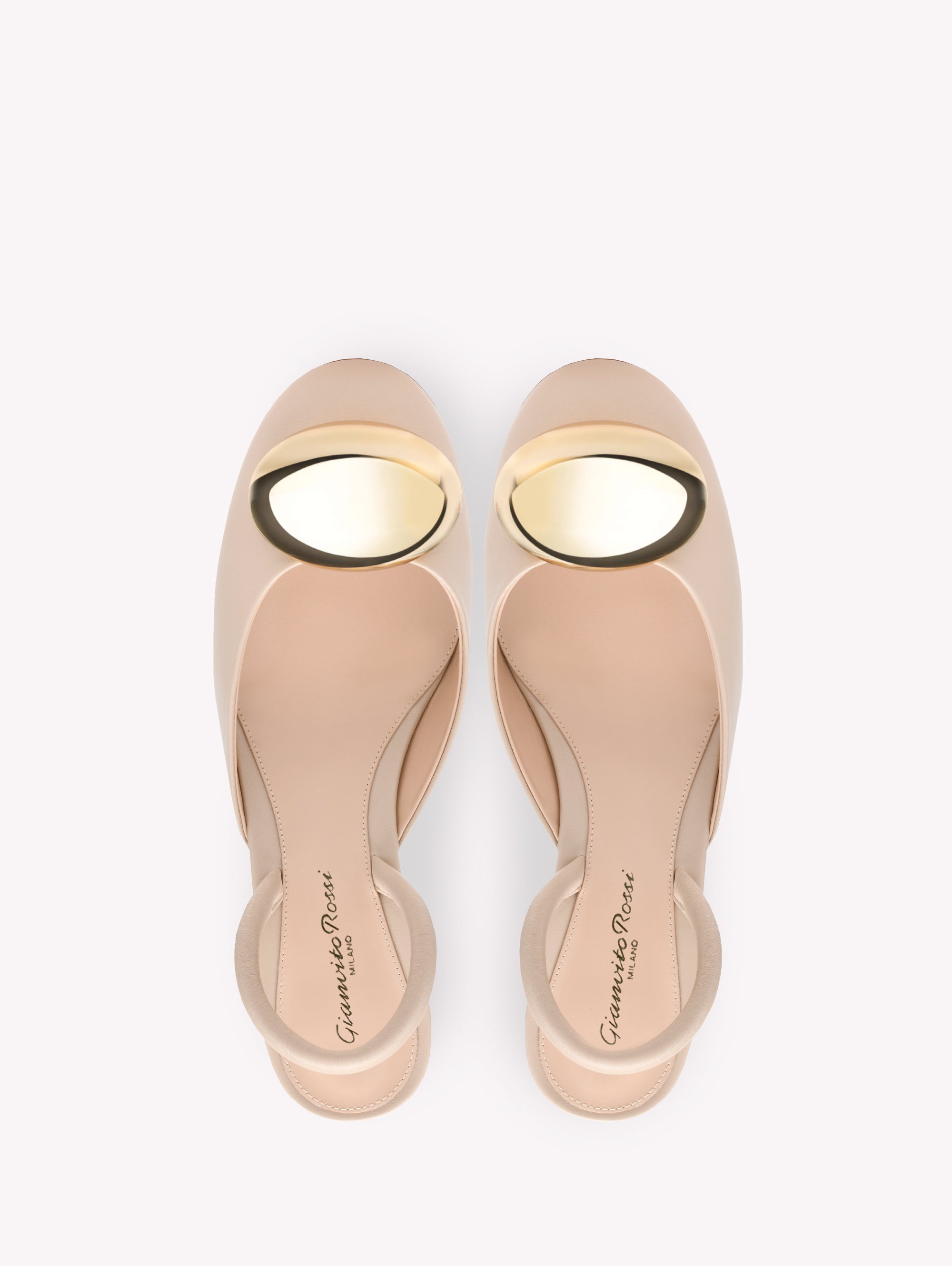 Ballerines Sphera en cuir lisse - Neutre