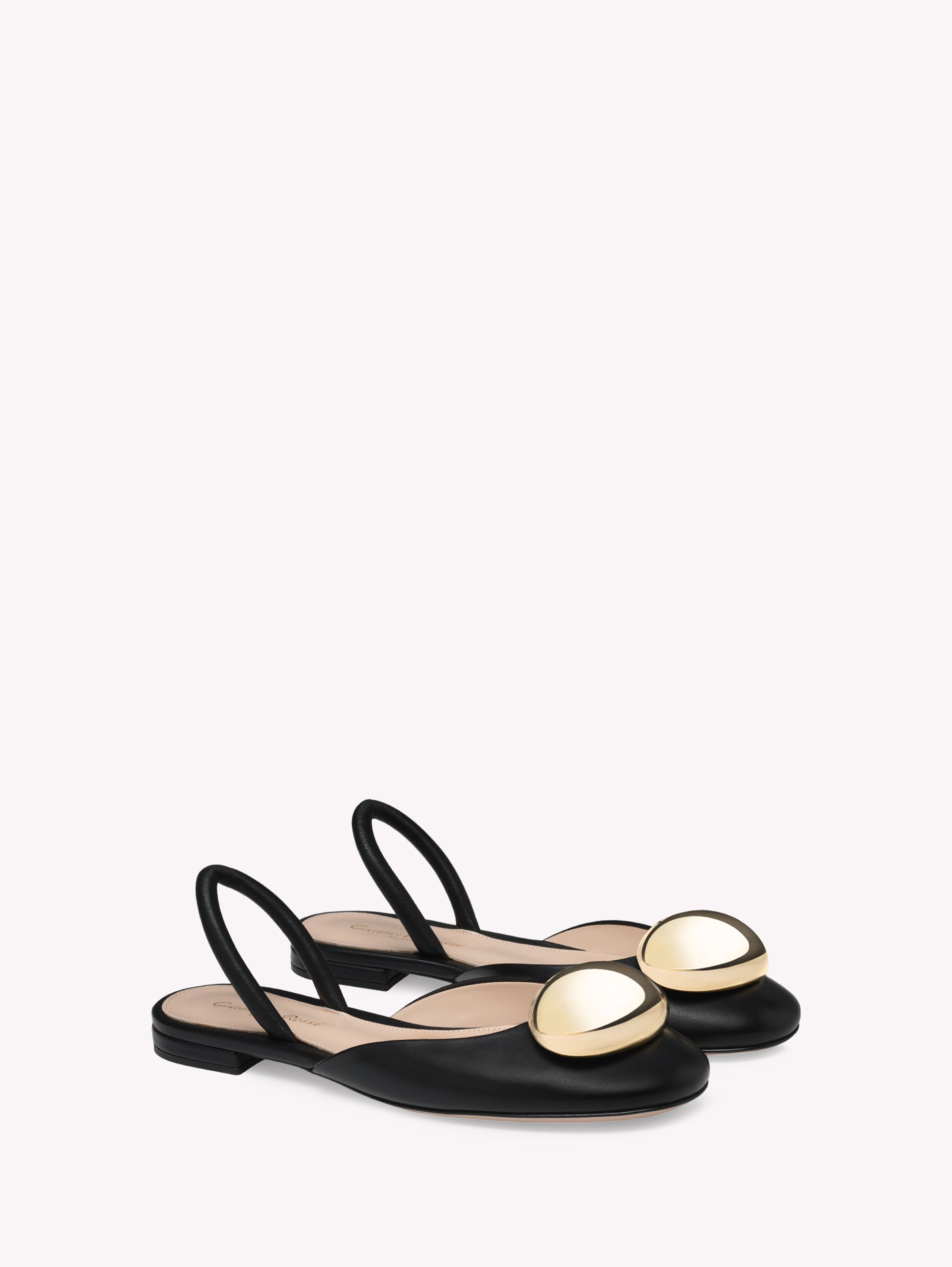 Ballerines Sphera en cuir lisse - Noir