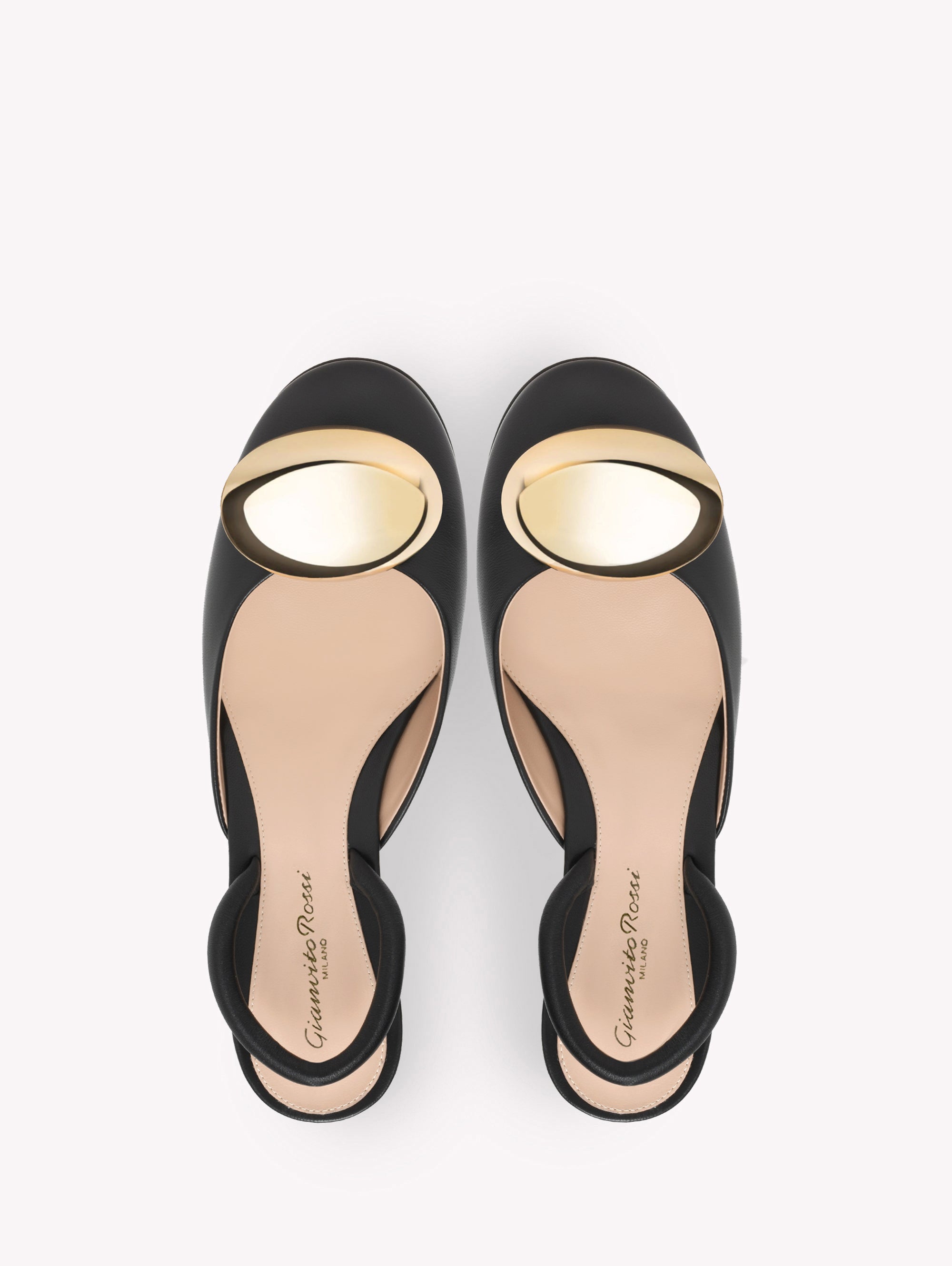 Ballerines Sphera en cuir lisse - Noir