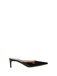 Mules Lindsay 55 en cuir lisse - Noir