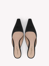 Mules Lindsay 55 en cuir lisse - Noir