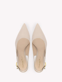 Escarpins Dasha 120 en cuir lisse - Neutre