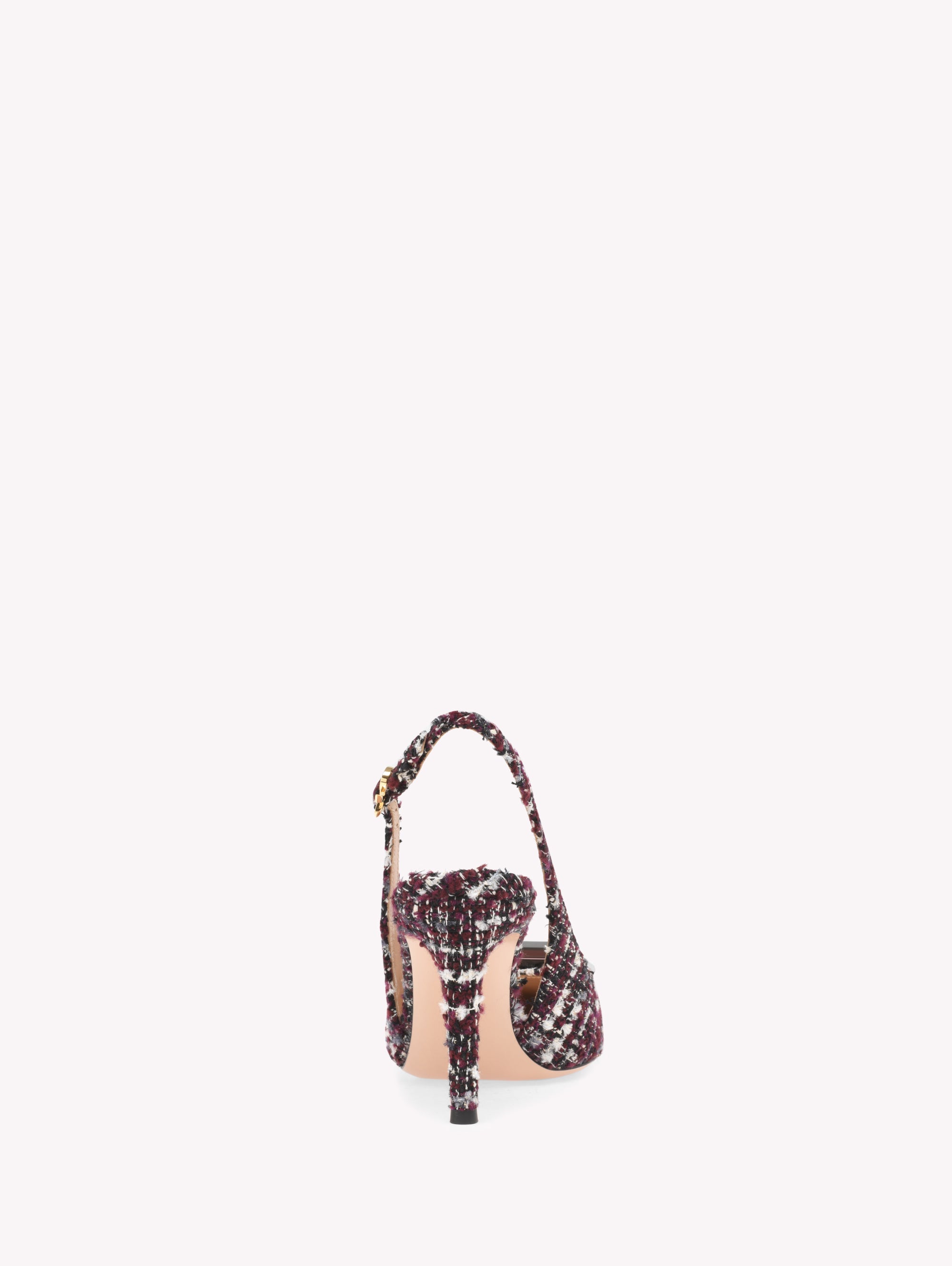 Escarpins Jaipur 85 en satin - Bordeaux
