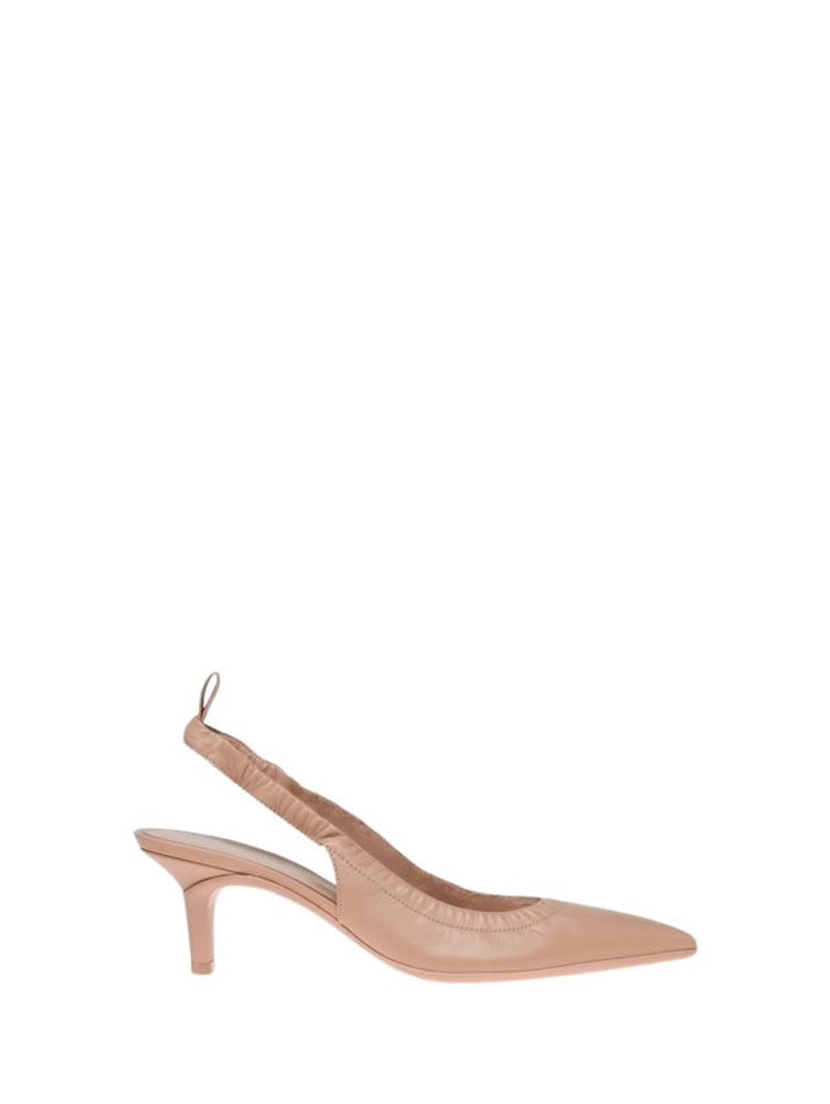 Escarpins Alina Slingback 55 en cuir lisse - Rose