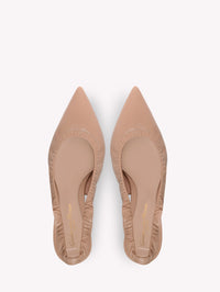 Escarpins Alina Slingback 55 en cuir lisse - Rose