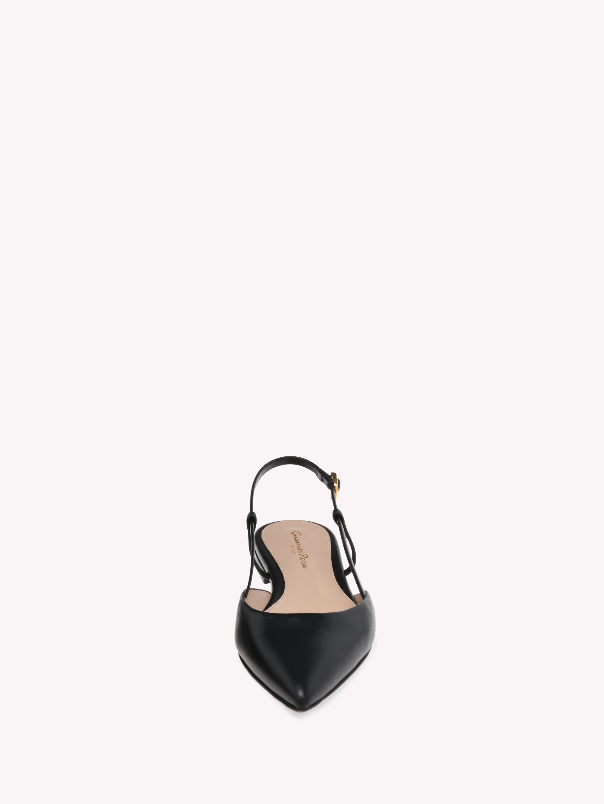 Slingbacks Ascent en cuir lisse - Noir