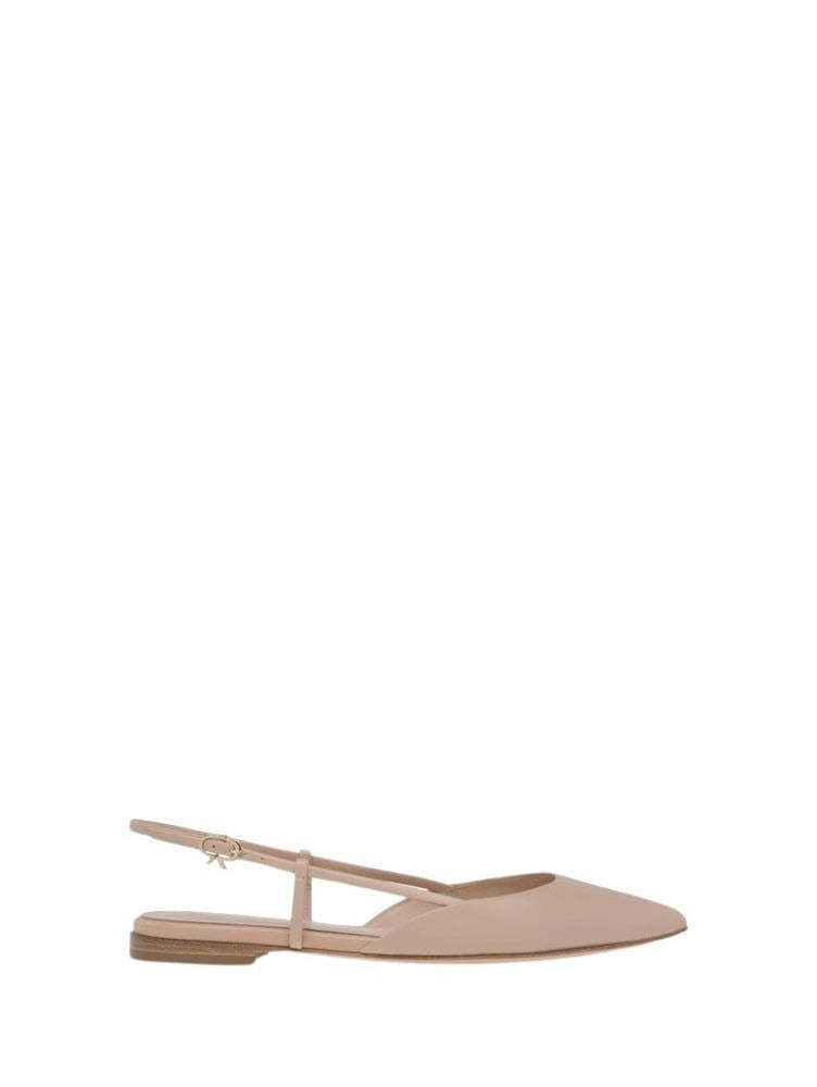 Ballerines Ascent en cuir lisse - Rose