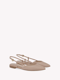Ballerines Ascent en cuir lisse - Rose