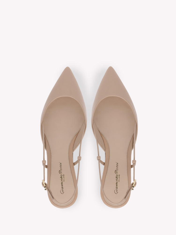 Ballerines Ascent en cuir lisse - Rose