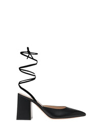 Escarpins Dauphine 85 en cuir lisse - Noir