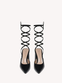 Escarpins Dauphine 85 en cuir lisse - Noir