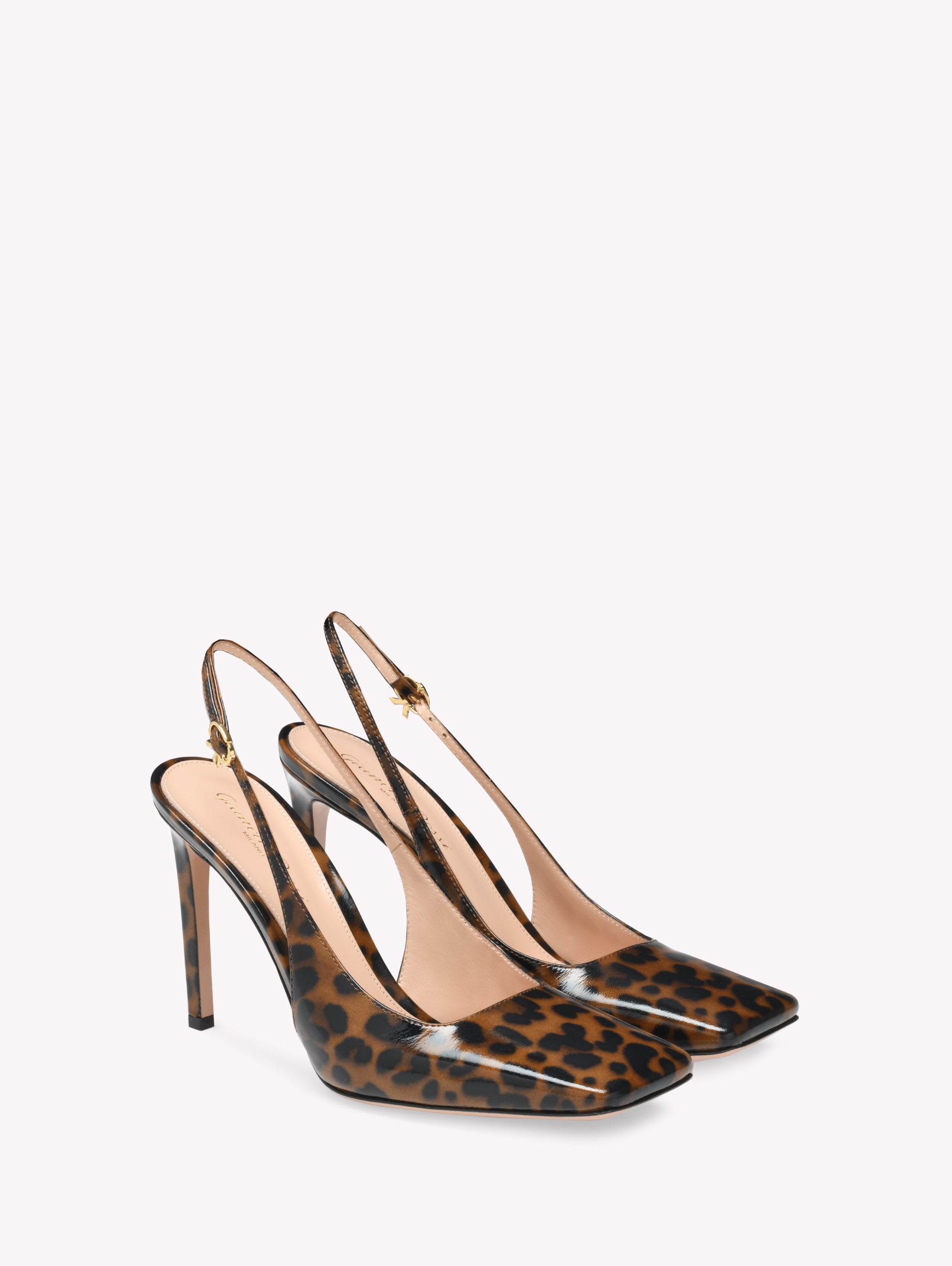 Escarpins Christina 95 en cuir lisse - Marron