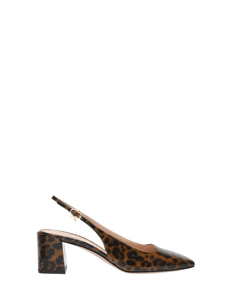 Escarpins Freeda 55 en cuir lisse - Marron