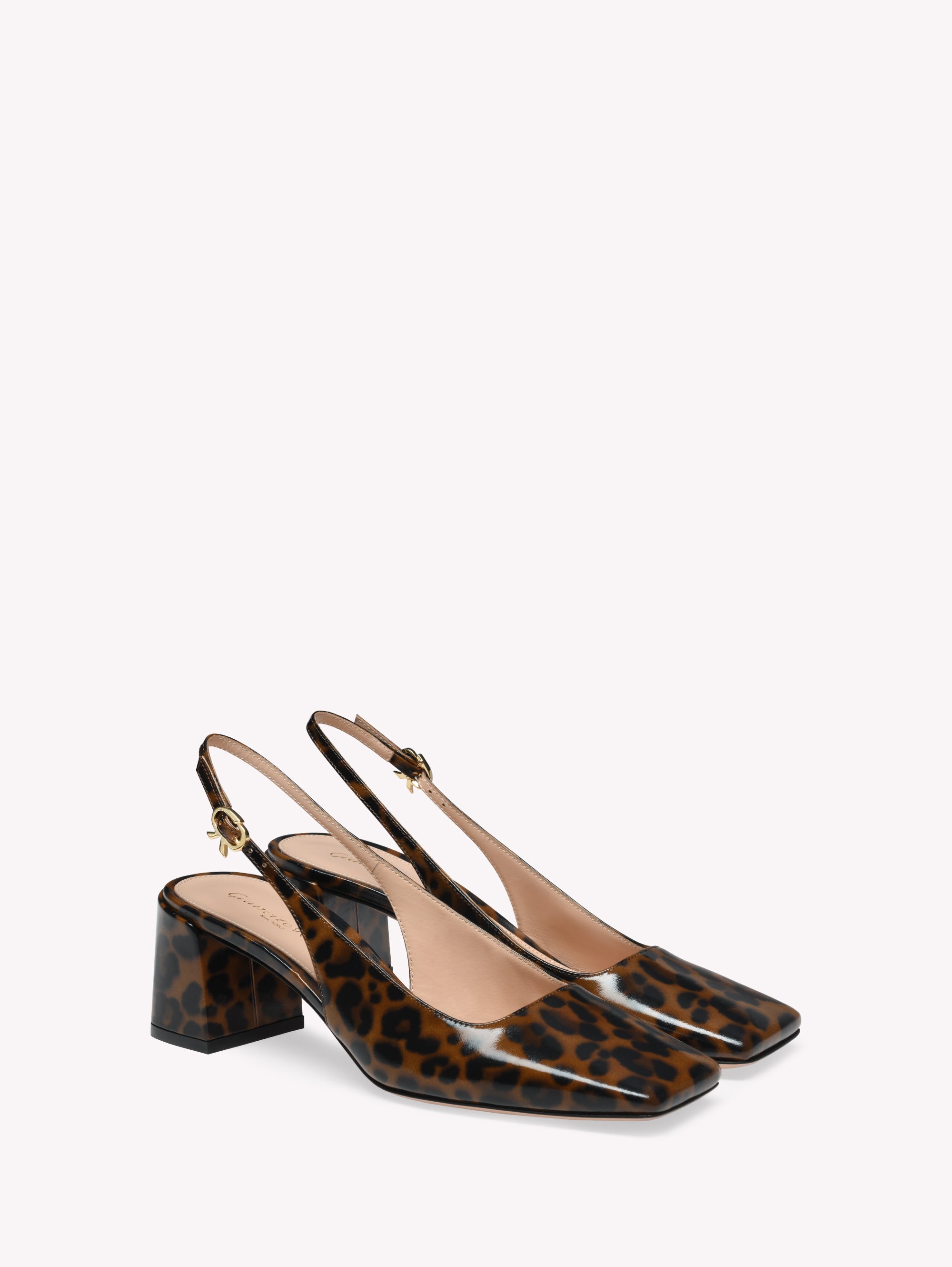 Escarpins Freeda 55 en cuir lisse - Marron