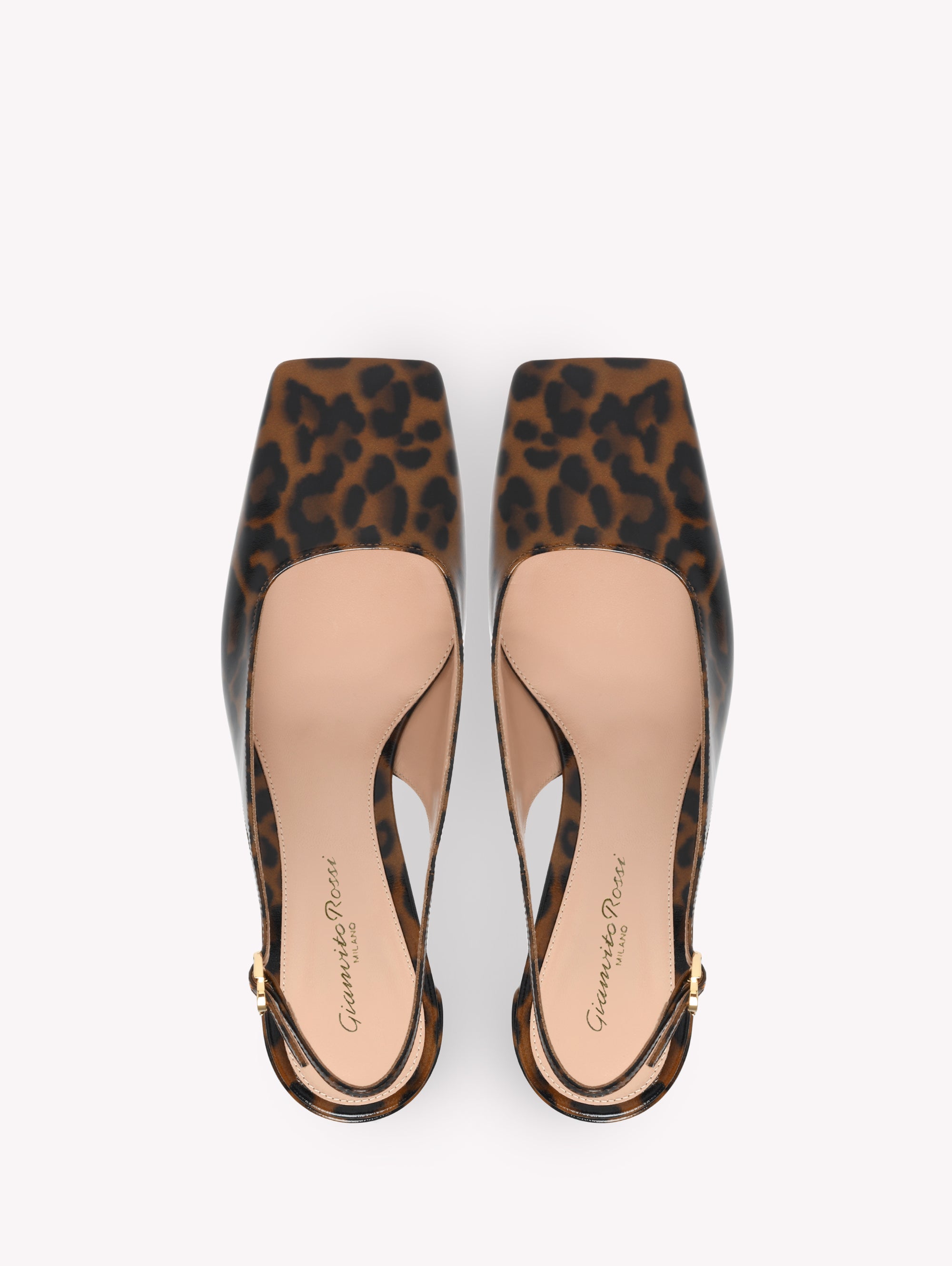 Escarpins Freeda 55 en cuir lisse - Marron