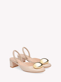 Escarpins Sphera 45 en cuir lisse - Neutre
