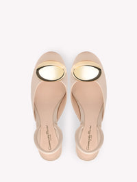 Escarpins Sphera 45 en cuir lisse - Neutre