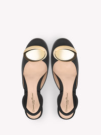 Escarpins Sphera 45 en cuir lisse - Noir
