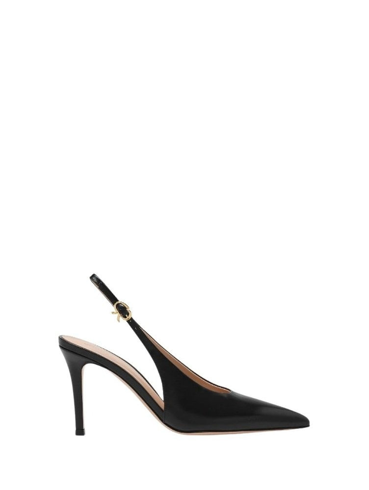 Escarpins Robbie 85 en cuir lisse - Noir