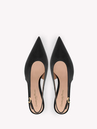 Escarpins Robbie 85 en cuir lisse - Noir
