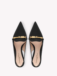 Escarpins Carrey Sling 70 en cuir lisse - Noir