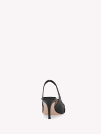 Escarpins Carrey Sling 70 en cuir lisse - Noir