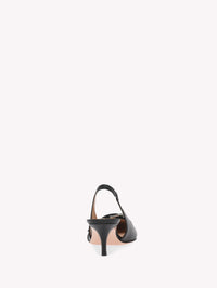 Leith 55 pumps in smooth leather - Black