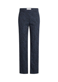 Pantalon imprime ikat - Marine