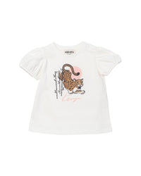 T-shirt à ouverture pressionnée - Naturel